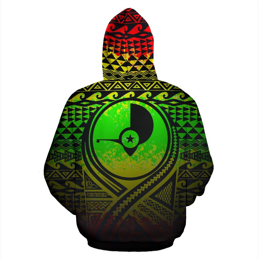Yap All Over Hoodie Lift up Reggae - Polynesian Pride