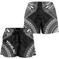 Tokelau Women's Shorts - Polynesian Chief Black Version - Polynesian Pride