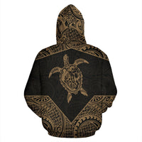 Hawaii Hoodie Turtle Mermaid Polynesian Tattoo 03 - Polynesian Pride