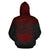Federated States of Micronesia All Over Zip up Hoodie Red Style - Polynesian Pride