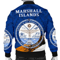 Marshall Islands Special Men's Bomber Jacket - Polynesian Pride