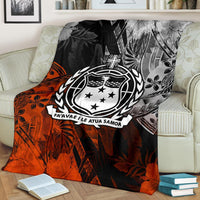 Samoa Polynesian Premium Blanket - Vintage Polynesian Style - Polynesian Pride