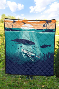 Sea Sunset Premium Quilt - Polynesian Pride