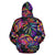 Palm Leaves All Over Hoodie Neon Color - Polynesian Pride