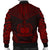 Samoa Polynesian Chief Men's Bomber Jacket - Red Version - Polynesian Pride