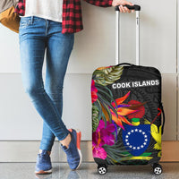Cook Islands Luggage Covers - Polynesian Hibiscus Pattern - Polynesian Pride