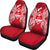 Guam Car Seat Cover - Guam Coat Of Arms Map Red White - Polynesian Pride