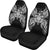 Hawaii Polynesia Car Seat Cover - Sea Turtle Map Black - Polynesian Pride