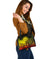 Tahiti Shoulder Handbag - Humpback Whale with Tropical Flowers (Yellow) - Polynesian Pride