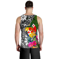 Tonga Men Tank Top - Turtle Plumeria Banana Leaf - Polynesian Pride