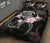 Turtle Swim Poly Black Quilt Bed Set - Polynesian Pride