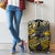 Samoa Polynesian Custom Personalised Luggage Covers - Eagle Tribal Pattern Yellow - Polynesian Pride
