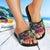 Tuvalu Slide Sandals - Turtle Floral - Polynesian Pride