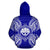Federated States of Micronesian Polynesian All Over Zip up Hoodie Map Blue - Polynesian Pride