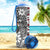 Fiji Hydro Tracking Bottle White - Turtle Plumeria Banana Leaf Crest - Polynesian Pride
