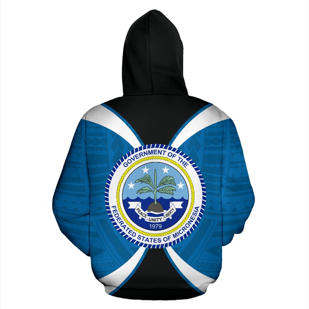 Yap All Over Hoodie Micronesia Impact Version - Polynesian Pride