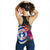 Northern Mariana Islands Women's Racerback Tank - Saipan Hibiscus Polynesian Pattern - Polynesian Pride
