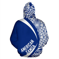 American Samoa Turtle Polynesian Hoodie Circle Style 07 - Polynesian Pride