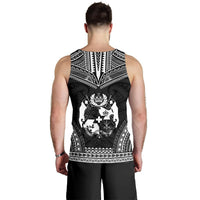 Tonga Men's Tank Top - Polynesian Chief Black Version - Polynesian Pride