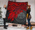 Federated States Of Micronesia Premium Quilt - Federated States Of Micronesia Seal & Red Turtle Hibiscus - Polynesian Pride