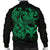 Polynesian Hawaii Men's Bomber Jacket - Kanaka Maoli Green Turtle - Polynesian Pride