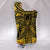 Samoa Blanket - Coat Of Arm Gold - Black - Polynesian Pride