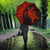 Tonga Umbrella Turtle Mermaid Polynesian Pattern Red Umbrella - TH0 One Size Red - Polynesian Pride