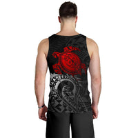 Polynesian Hawaii Men's Tank Top - Polynesian Turtle (Red) - Polynesian Pride