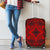 Polynesian Plumeria Mix Red Black Luggage Covers Red - Polynesian Pride