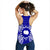 Cook Islands Polynesian Women Tank Top Map Blue - Polynesian Pride