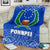 Pohnpei Premium Blanket - Blue Fog Style - Polynesian Pride