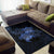 hawaii Rug - Turtle Strong Pattern Hibiscus Plumeria Blue AH - Polynesian Pride