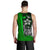 Pohnpei Micronesia Men's Tank Top Green - Turtle With Hook - Polynesian Pride