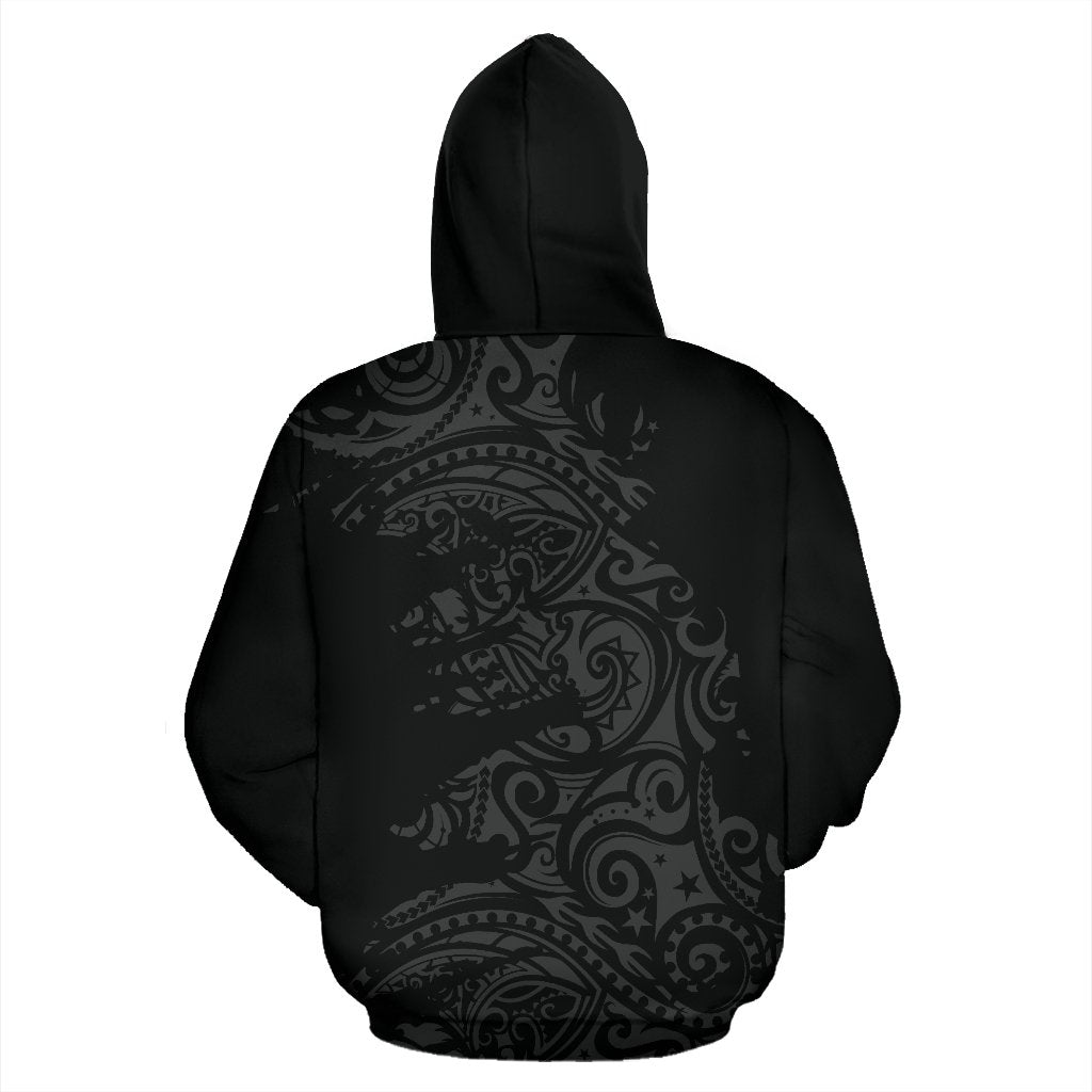 Hoodie Polynesian Tattoo Grey - Polynesian Pride
