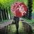 Tonga Umbrella Turtle Mermaid Polynesian Pattern White Red Umbrella - TH0 One Size Red - Polynesian Pride
