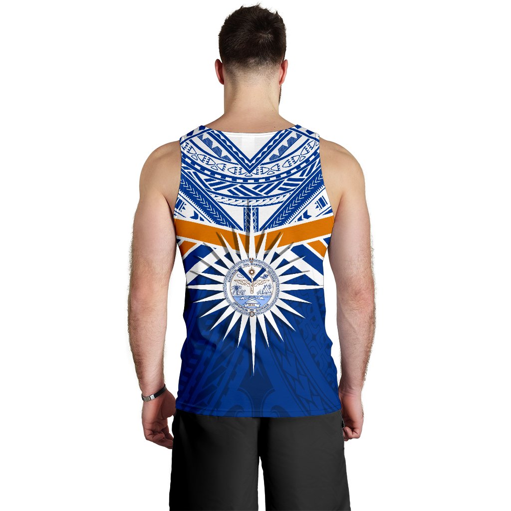 Marshall Islands Rugby Men Tank Top Forever - Polynesian Pride