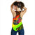 Tahiti Women's Racerback Tank - Polynesian Hook And Hibiscus (Reggae) - Polynesian Pride