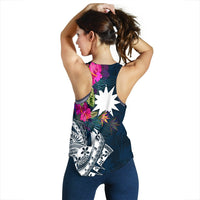 Nauru Women's Racerback Tank - Summer Vibes - Polynesian Pride
