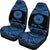 American Samoa Polynesian Custom Personalised Car Seat Covers - Pride Blue Version - Polynesian Pride