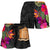 Tokelau All Over Print Women's Shorts - Polynesian Hibiscus Pattern - Polynesian Pride