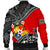 Tonga Men'S Bomber Jacket Polynesian Style Fall In The Wave - Polynesian Pride