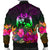 Tonga Polynesian Men's Bomber Jacket - Summer Hibiscus - Polynesian Pride