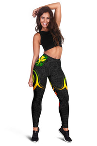 Hawaiian Kanaka Women's Leggings Hawaii Always In My Heart AH - Polynesian Pride