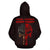 Polynesian Kakau Skull National Pearl Harbor Remembrance Day Hawaii Hoodie Red - Polynesian Pride