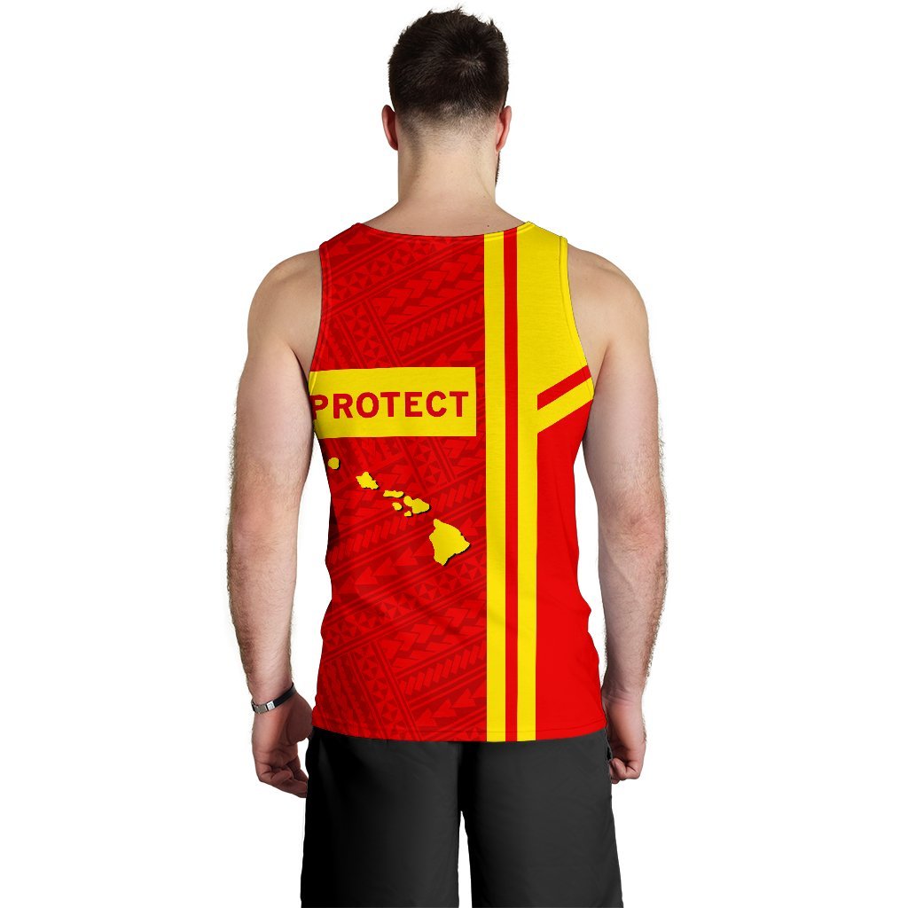 Hawaiian Polynesian Mauna Kea Men's Tank Top - Morale Style - Polynesian Pride