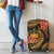 Samoa Polynesian Luggage Covers - Gold Plumeria - Polynesian Pride