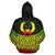 Pohnpei Polynesian Zip up Hoodie Reggae Pride Map and Seal - Polynesian Pride