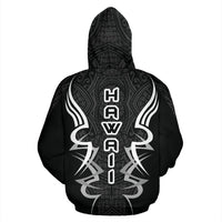 Kanaka Map Zip up Hoodie Gray Armor Style - Polynesian Pride