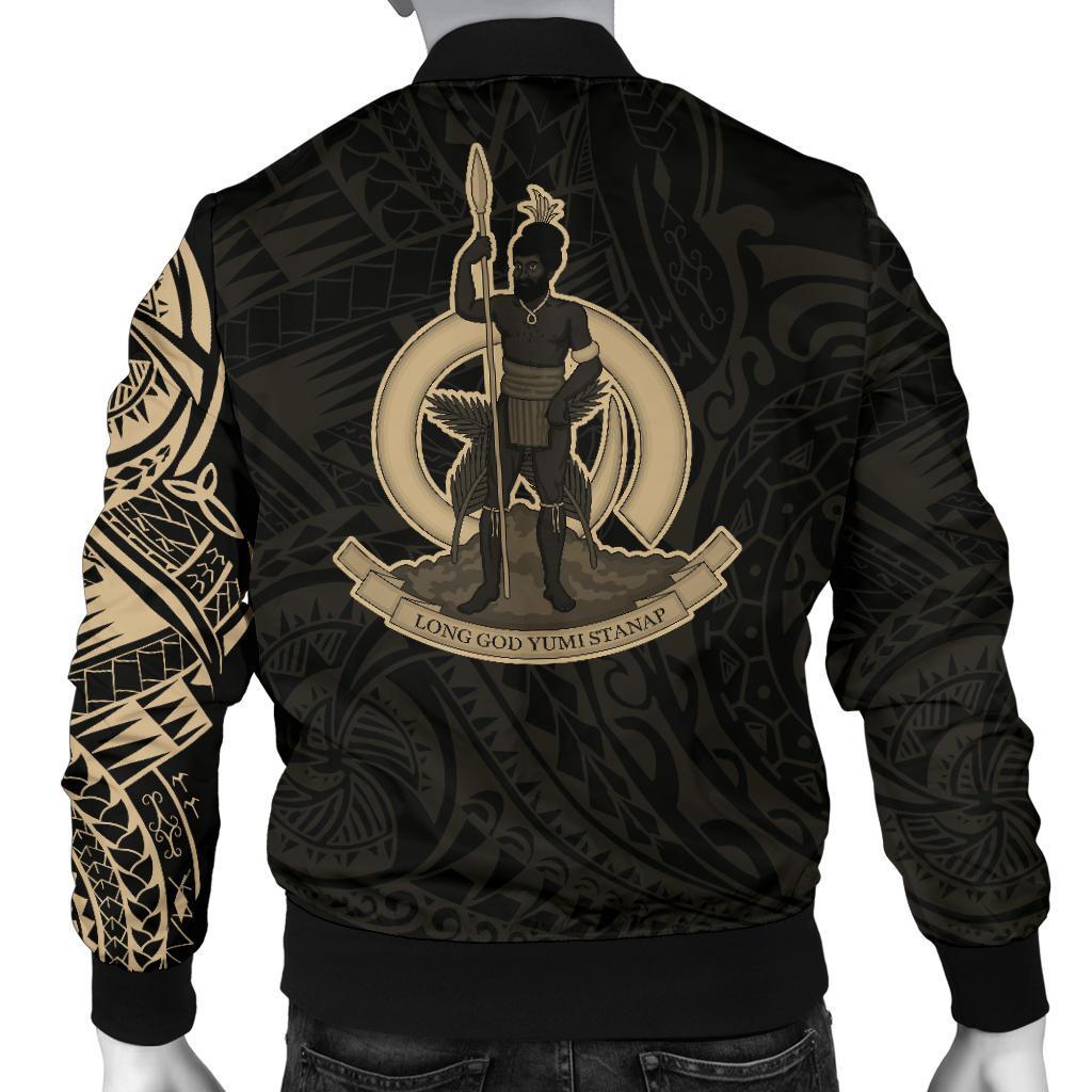 Vanuatu in My Heart Tattoo Men's Bomber Jacket - Polynesian Pride
