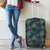 Tropical Monstera Leaf Green Luggage Cover - Polynesian Pride